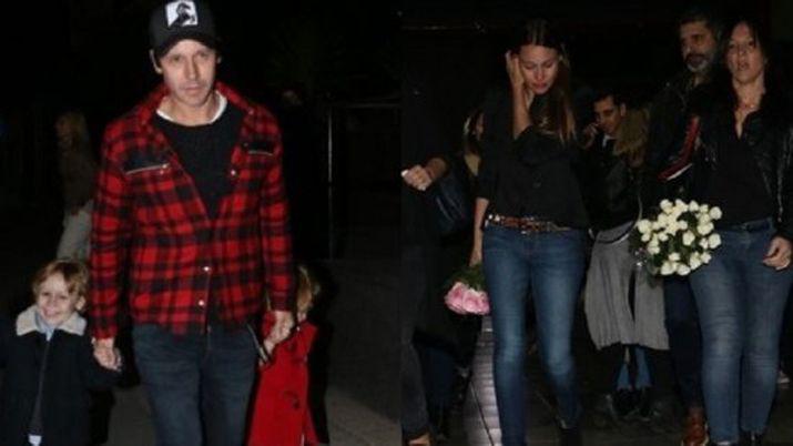 Pampita y Vicuntildea juntos en la misa para recordar a su hija Blanca