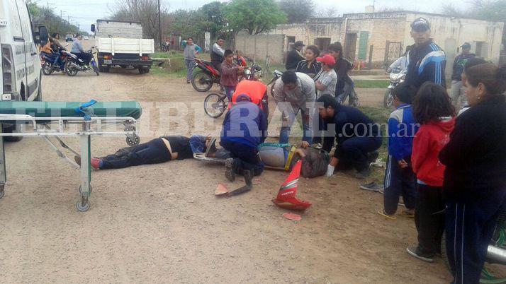 Tres heridos tras violento accidente en Antildeatuya