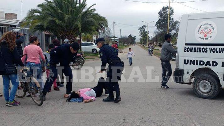 Un nuevo accidente de traacutensito durante esta mantildeana en Antildeatuya