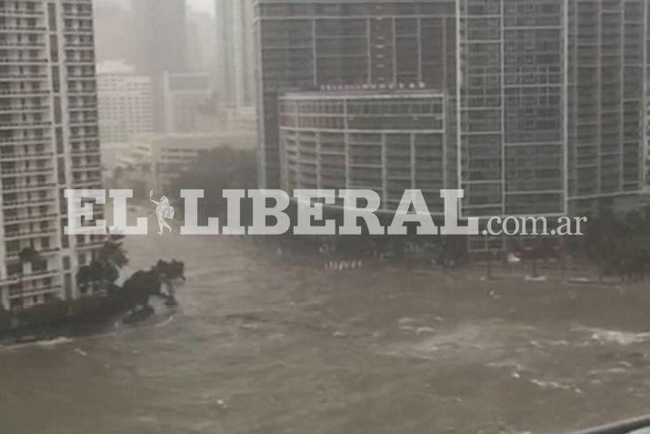 El hurac�n Irma provocó inundaciones en Miami