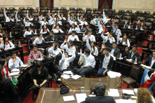 Abrioacute la convocatoria para el Parlamento Federal Juvenil del Inadi