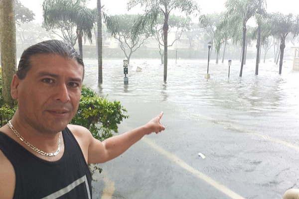 Los santiaguentildeos estuvieron encerrados y en alerta en Miami por el paso del poderoso Irma