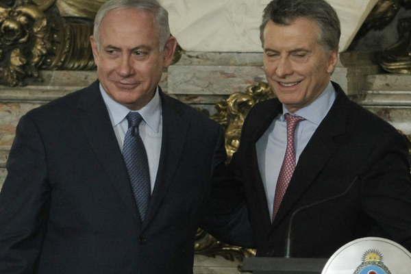 Macri recibioacute al primer ministro  de Israel y condenoacute el terrorismo