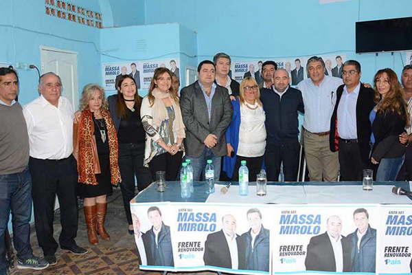 El Frente Renovador presentoacute a sus candidatos para los comicios
