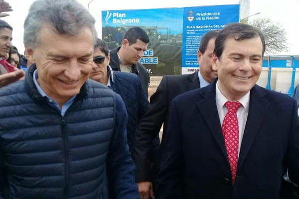 Zamora destacoacute el trabajo  entre la Nacioacuten y la provincia para la concrecioacuten de obras