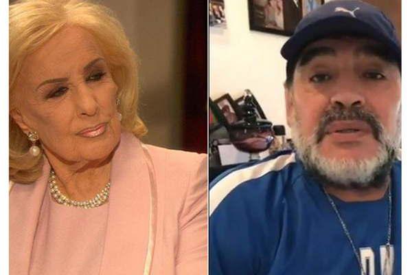 Mirtha demandaraacute a Maradona por mentiroso 