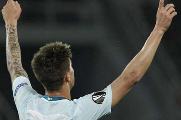 Gol de Emiliano Rigoni en  el categoacuterico 5 a 0 del Zenit
