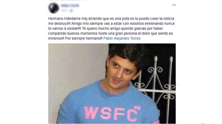 Despiden en las redes al joven motociclista que murioacute tras chocar un poste