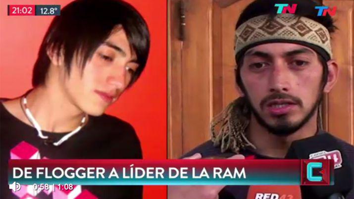 El pasado flogger de Jones Huala el liacuteder de la comunidad mapuche