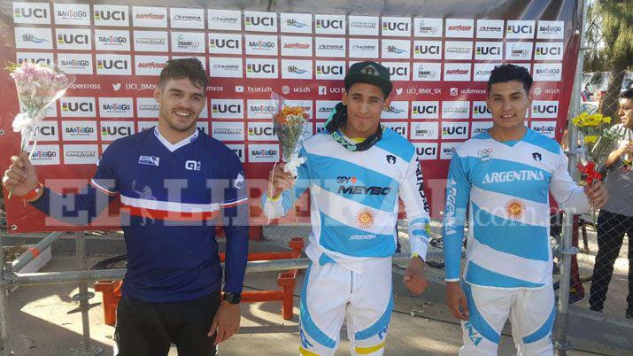 Los argentinos coparon el podio en el BMX