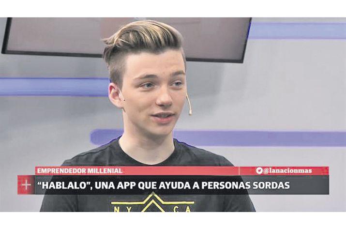 La app que permite a los sordomudos comunicarse creada por un emprendedor argentino de 18 antildeos