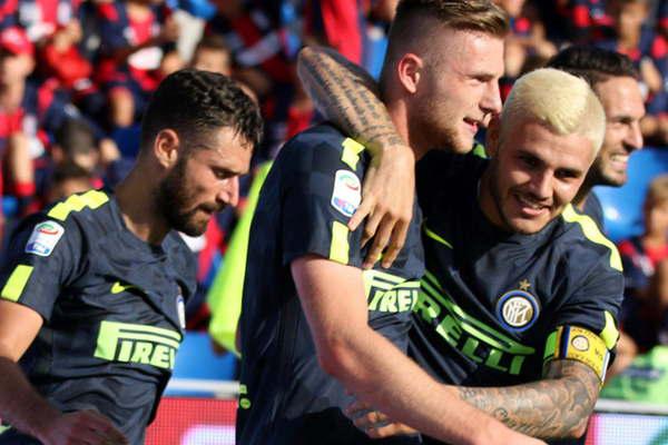 Inter visita a Bologna para mantener la punta