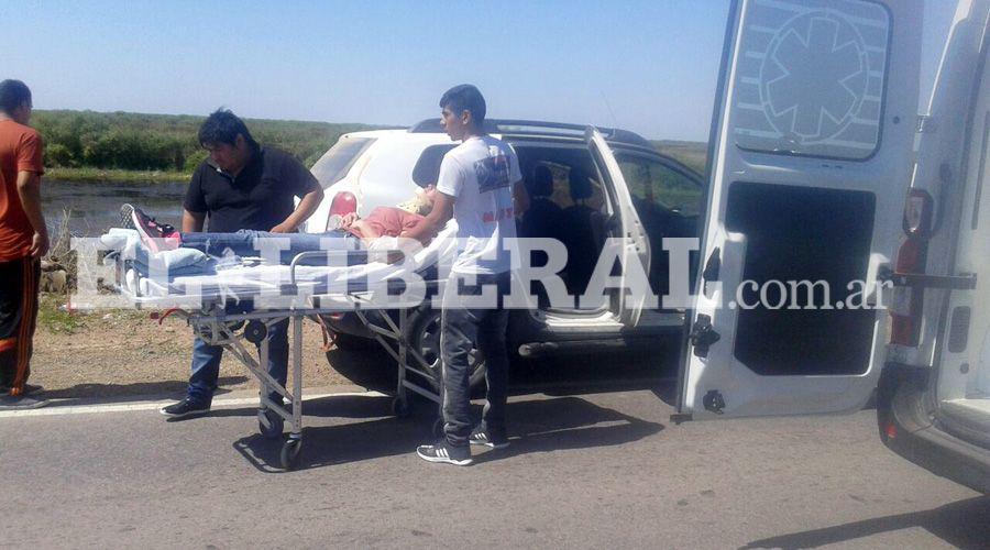 Cuaacutedruple choque y varios heridos sobre Ruta 92