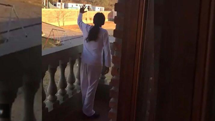 Milagro Sala graboacute un video preguntando a gendarmes por Santiago Maldonado