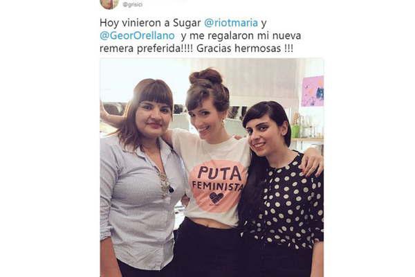 Griselda Siciliani y Sofiacutea unidas