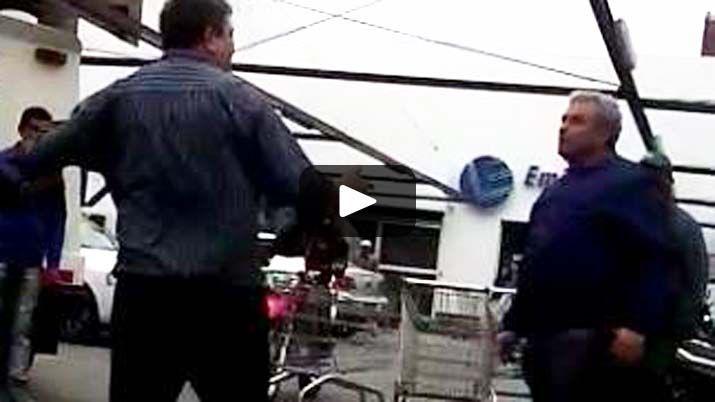 VIDEO  Escandalosa pelea entre el candidato de Mirolo y sindicalista