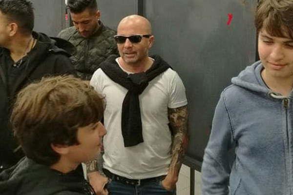 Sampaoli estuvo viendo a todos los jugadores