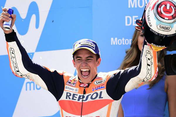 Marc Maacuterquez se impuso en Aragoacuten