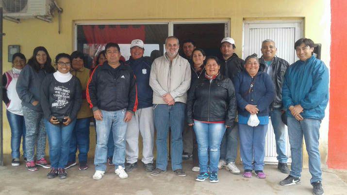 Cejas Lescano se reunioacute con feriantes y aseguroacute la continuidad de trabajo
