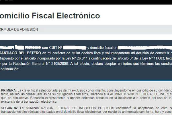 Vence plazo de monotributistas para adherir al domicilio fiscal electroacutenico
