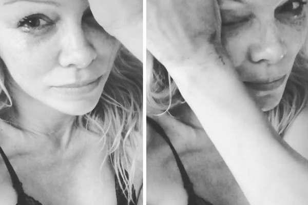 Pamela despidioacute entre laacutegrimas a Hugh Hefner