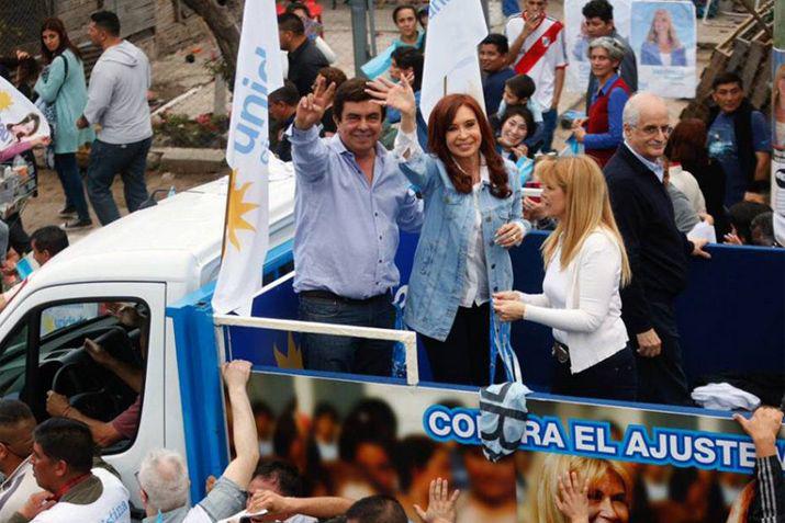 Cristina encabezó una caravana en La Matanza