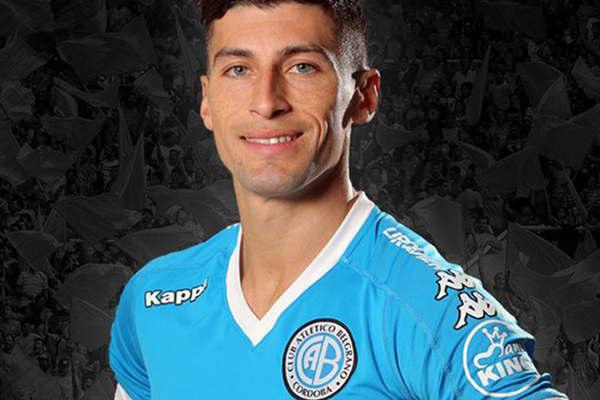 Joel Amoroso fue presentado en Belgrano de Coacuterdoba