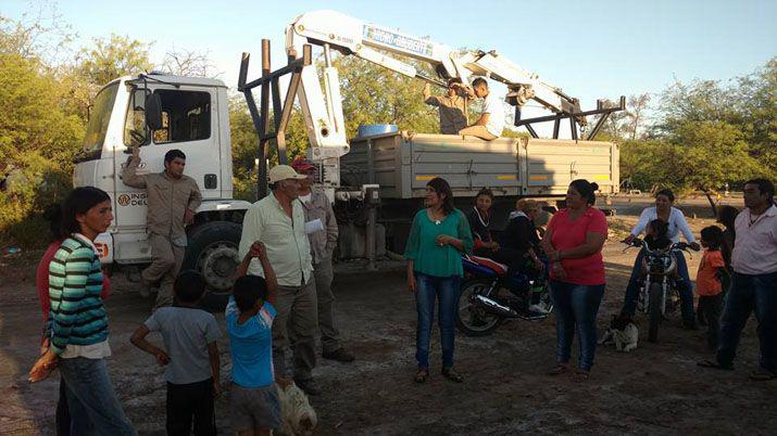 Iniciaron los trabajos de ampliacioacuten de la red de energiacutea eleacutectrica en La Cantildeada