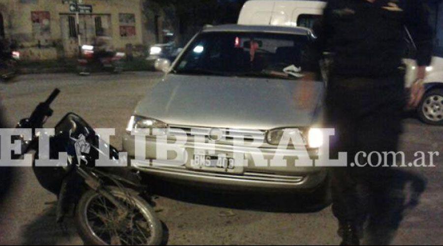 Adolescente resultoacute herido en medio de un fuerte choque