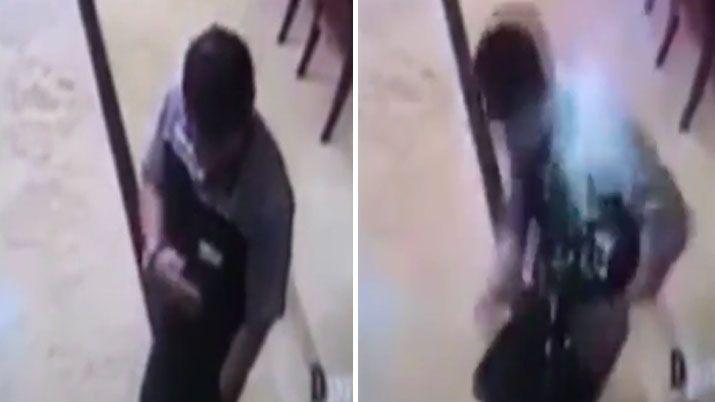 La desesperación de un hombre cuando le explotó el celular