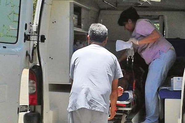 Motociclista sufrioacute grave lesioacuten en un tobillo