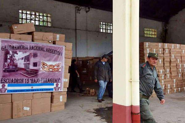 Decomisaron maacutes de 30 millones de pesos en cigarrillos 