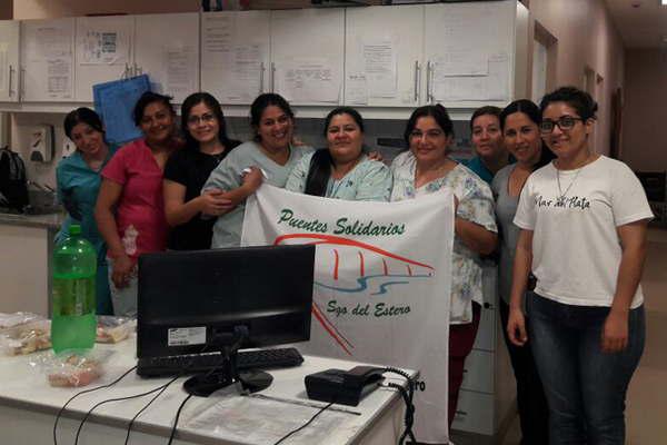 Puentes Solidarios llevoacute donaciones para madres internadas en el CISB