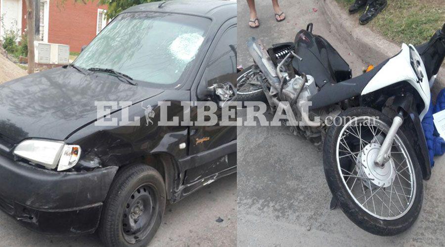 Motociclista sufrioacute graves lesiones tras chocar con una camioneta