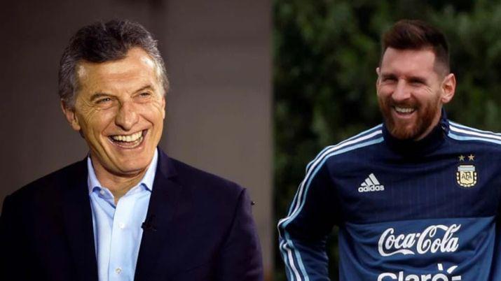 Mauricio Macri le agradecioacute los goles a Lionel Messi