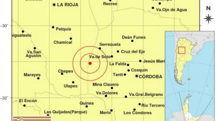 Fuerte sismo sacudioacute a Coacuterdoba San Juan y La Rioja