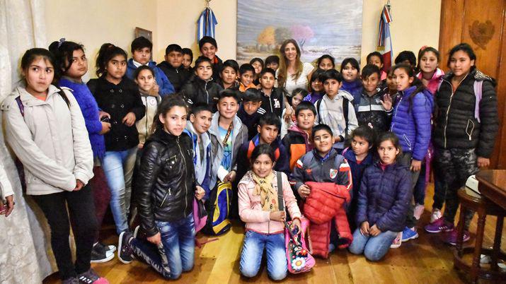 Alumnos añatuyenses visitaron a la Gobernadora