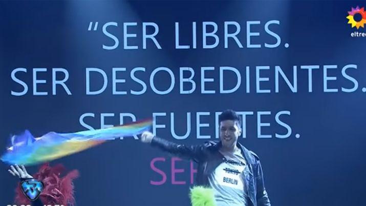 Jey Mammoacuten celebroacute la diversidad sexual e hizo emocionar a todos