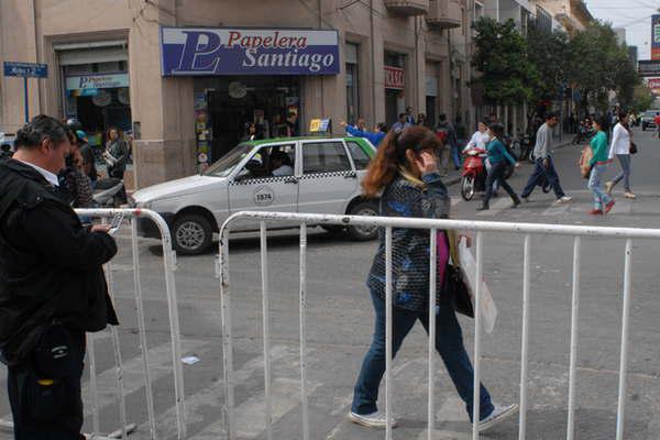 Hoy habraacute cortes de traacutensito en el centro de la ciudad