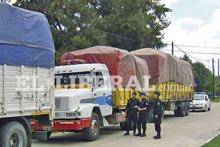 Los guardianes del orden secuestraron la carga ilegal