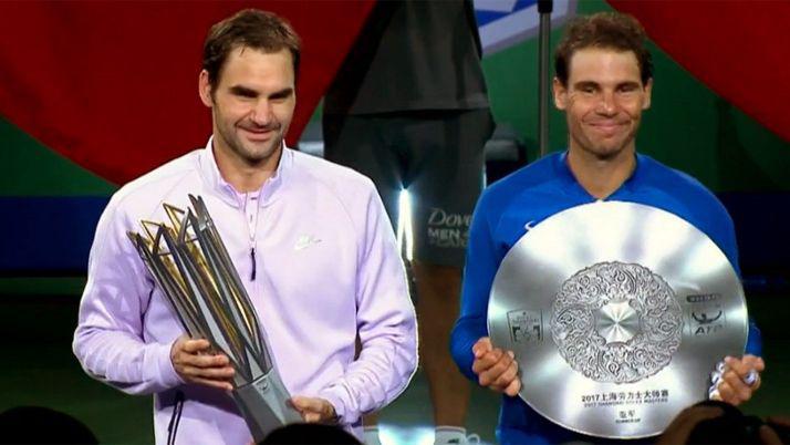 Masters 1000 de Shanghai- Roger Federer volvioacute a ganarle a Rafael Nadal
