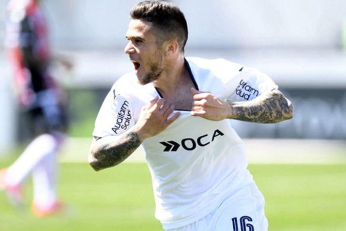 Fabricio Bustos consiguió la igualdad para el Rojo