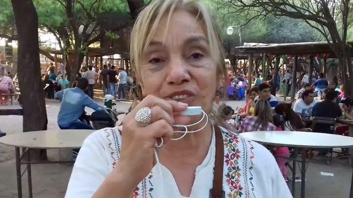 El saludo de Tere Castronuovo desde el Patio del Indio Froilaacuten