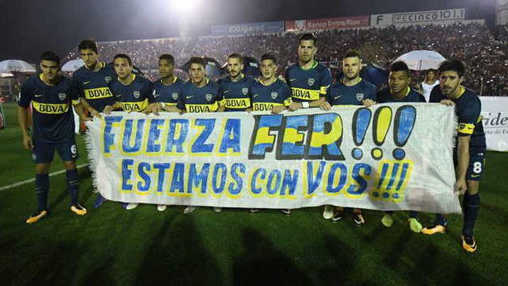 El gesto de los jugadores de Boca en homenaje a Gago