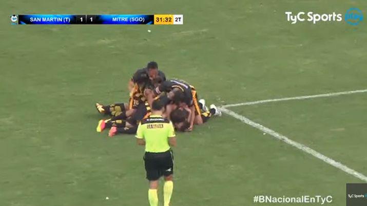 SEGUiacute EN VIVO  Mitre se lo empatoacute a San Martiacuten de Tucumaacuten