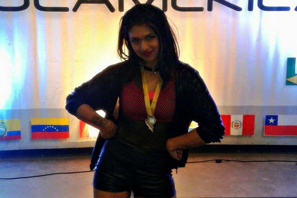 Gisel Redes- campeona sudamericana de hip hop