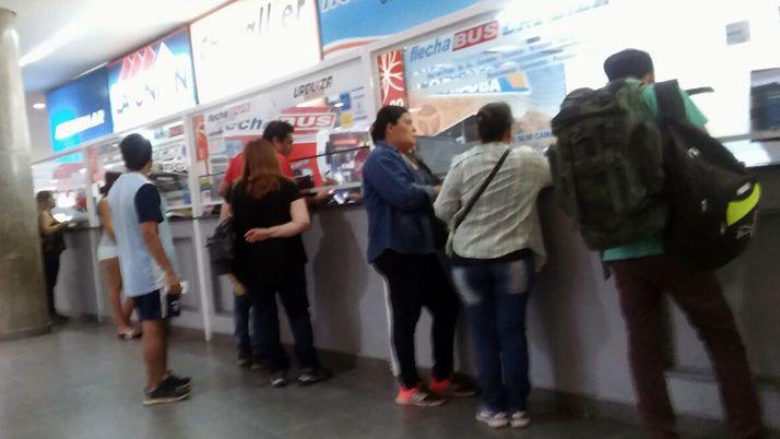 Quita de descuentos en boletos de larga distancia de Santiago a Capital Federal