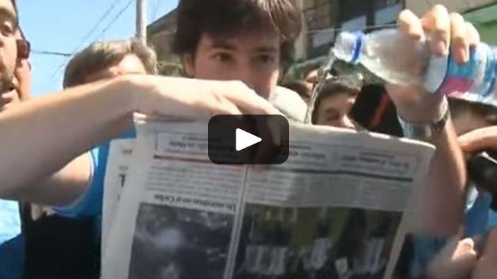 Es cordobeacutes hincha de Belgrano y convierte el agua en fernet