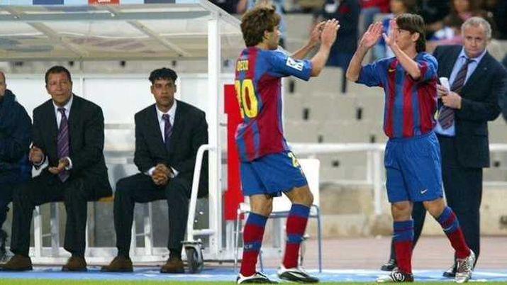 VIDEO  A 13 antildeos del debut de Messi en el Barcelona