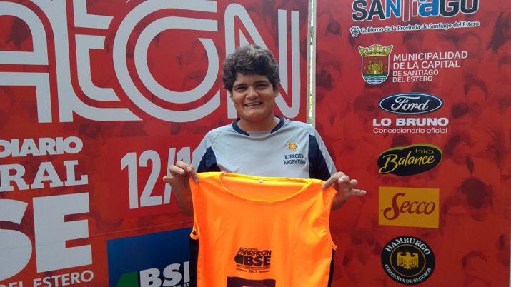 Sandra Abreguacute es la primera mujer en inscribirse en el Maratoacuten